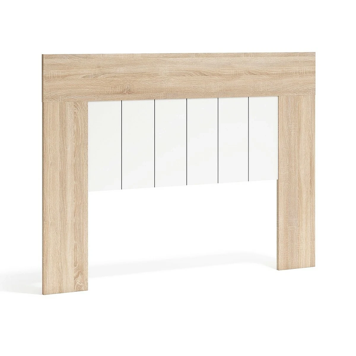 Dormitorio completo modelo Mine Cabecero Karma + 2 Mesitas 3 cajones + Comoda + Espejo horizontal