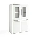 Salón completo modelo Zeus Vitrina alta + Mueble tv + Galería + Vitrina ancha