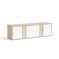 Salón completo Neo Vitrina alta + Mueble tv + Galería