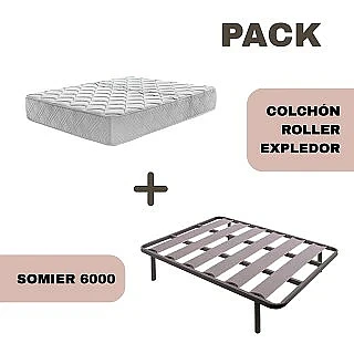 Pack somier 6000 y colchón Explendor