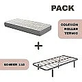 Pack somier 110 y colchón Termic