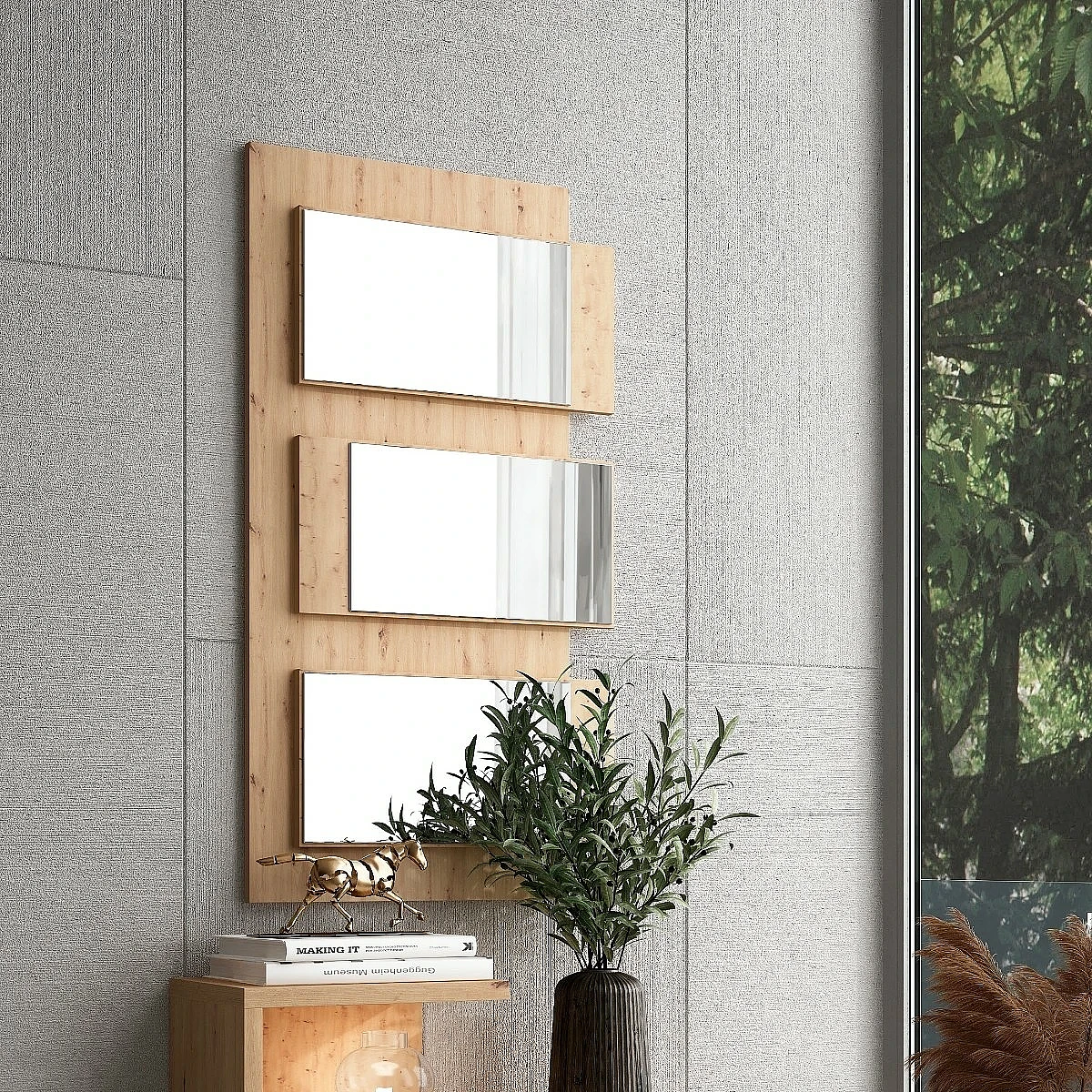 Espejo 405 roble amazona