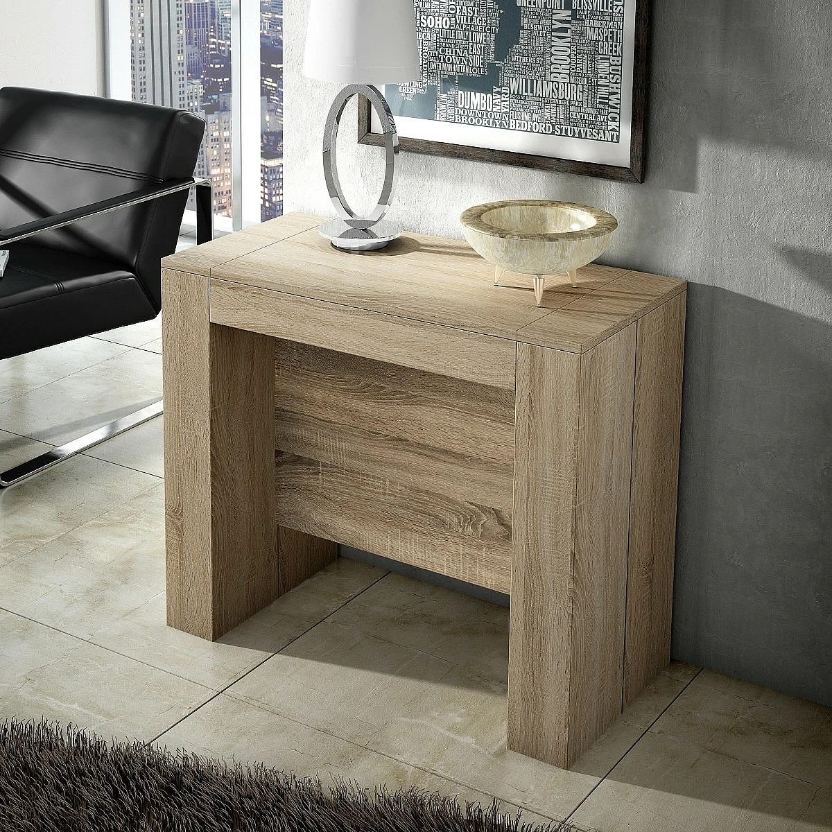 Mesa consola extensible 14