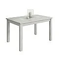 Mesa extensible 8 con detalle cristal