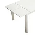 Mesa extensible 8 con detalle cristal