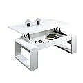 Mesa centro elevable 1000 con cristales