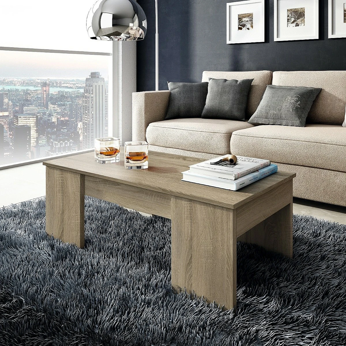 Mesa centro elevable 1049