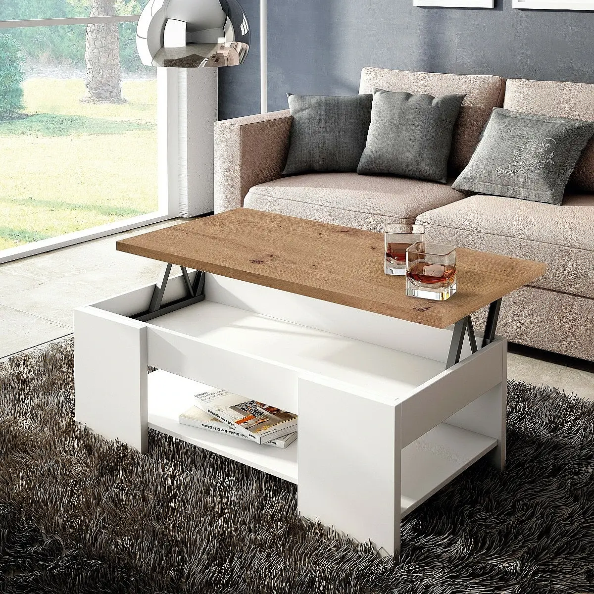 Mesa centro elevable 103