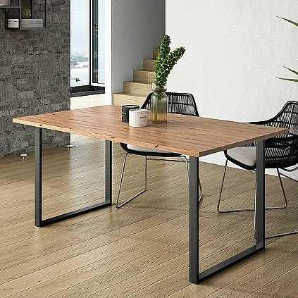 Mesa comedor 228 patas negras