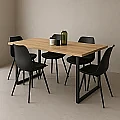 Mesa comedor 228 patas negras