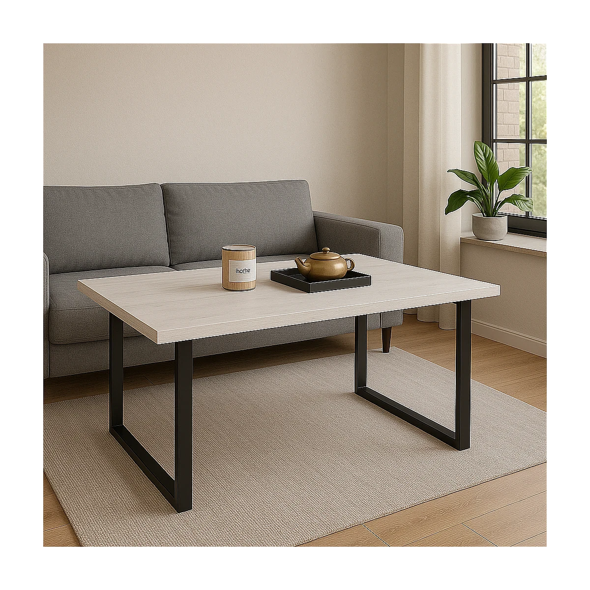 Mesa centro 229 patas negras