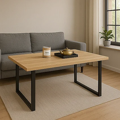 Mesa centro 229 patas negras