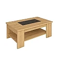 Mesa centro elevable 1092 con cristales