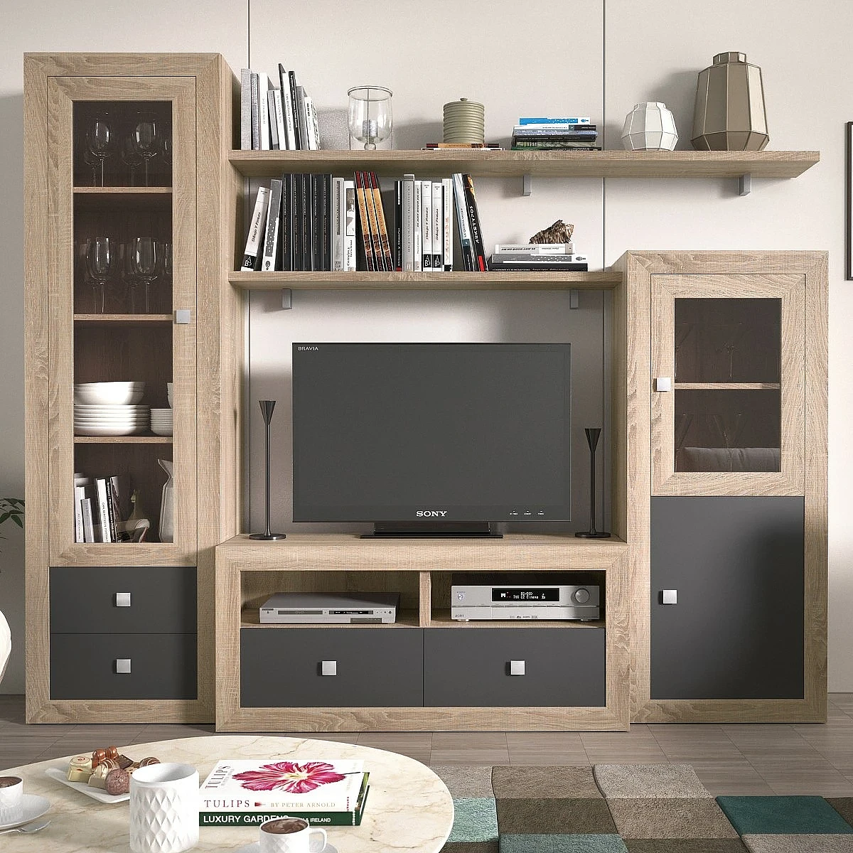 Conjunto salón completo Praga 240cm 49