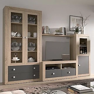 Conjunto salón completo Praga 280cm 61