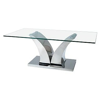 MESA COMEDOR MASTER 180X90 PATAS CROMADA