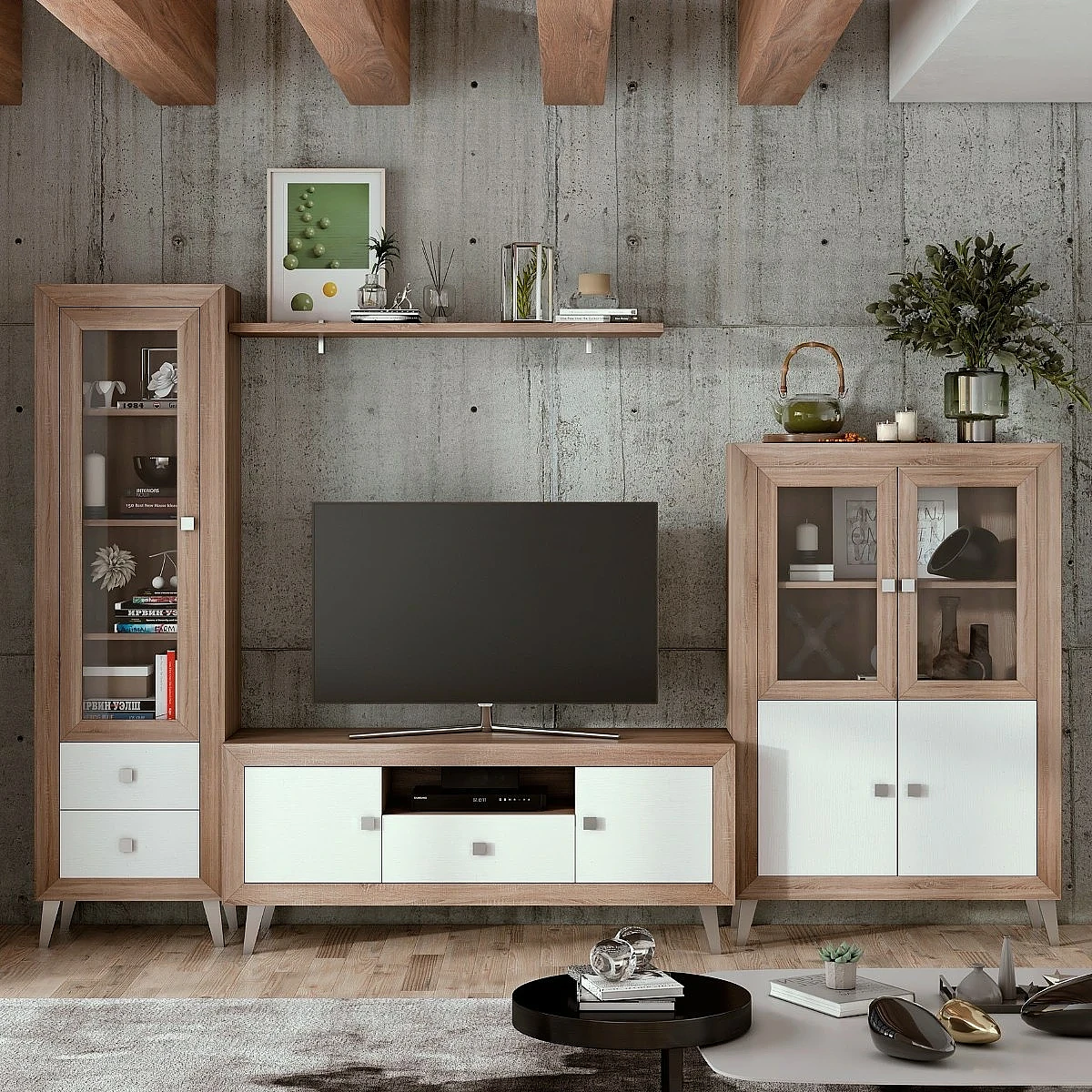 Conjunto salón completo Praga 327cm 74