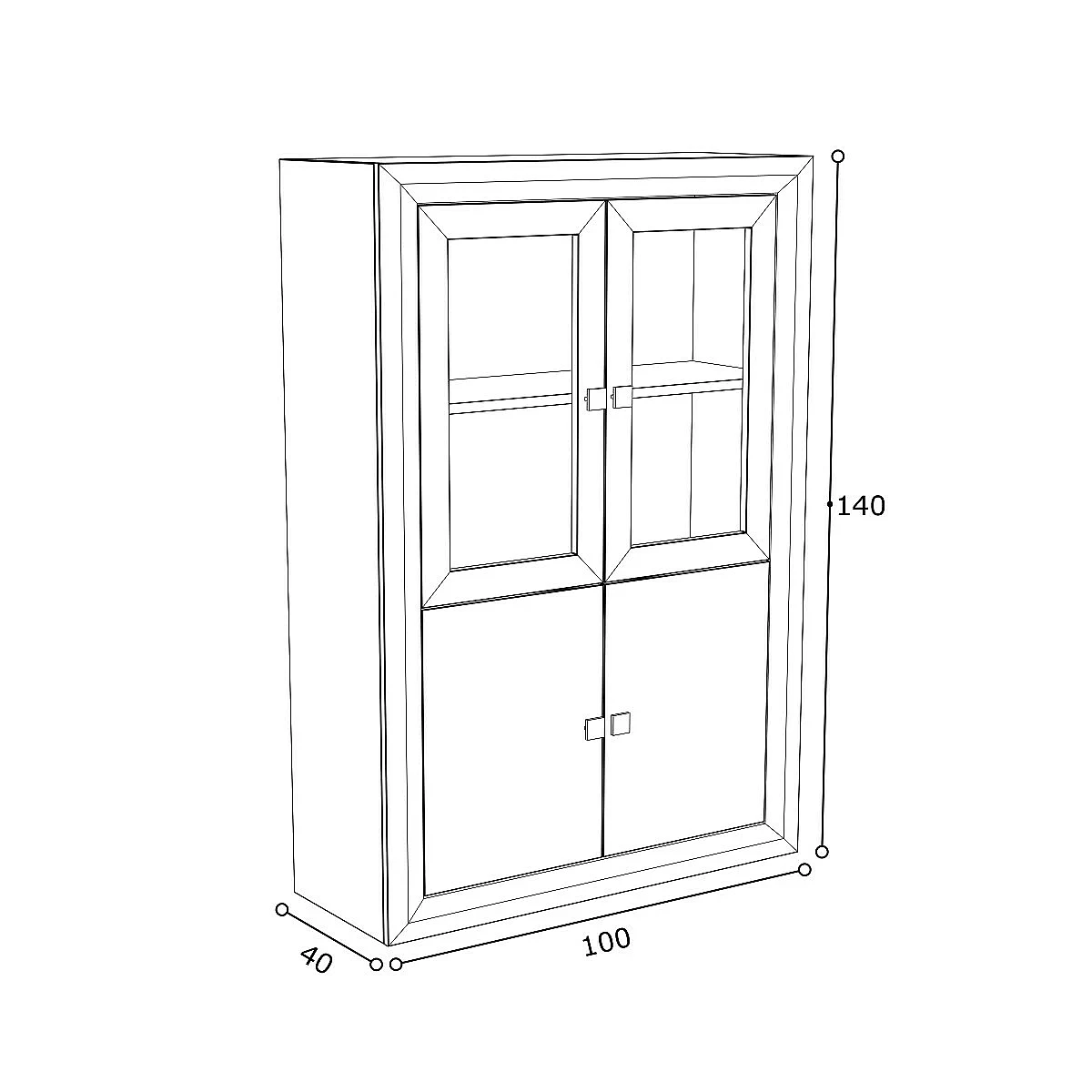 BODEGUERO 100 CM MOD.BALI