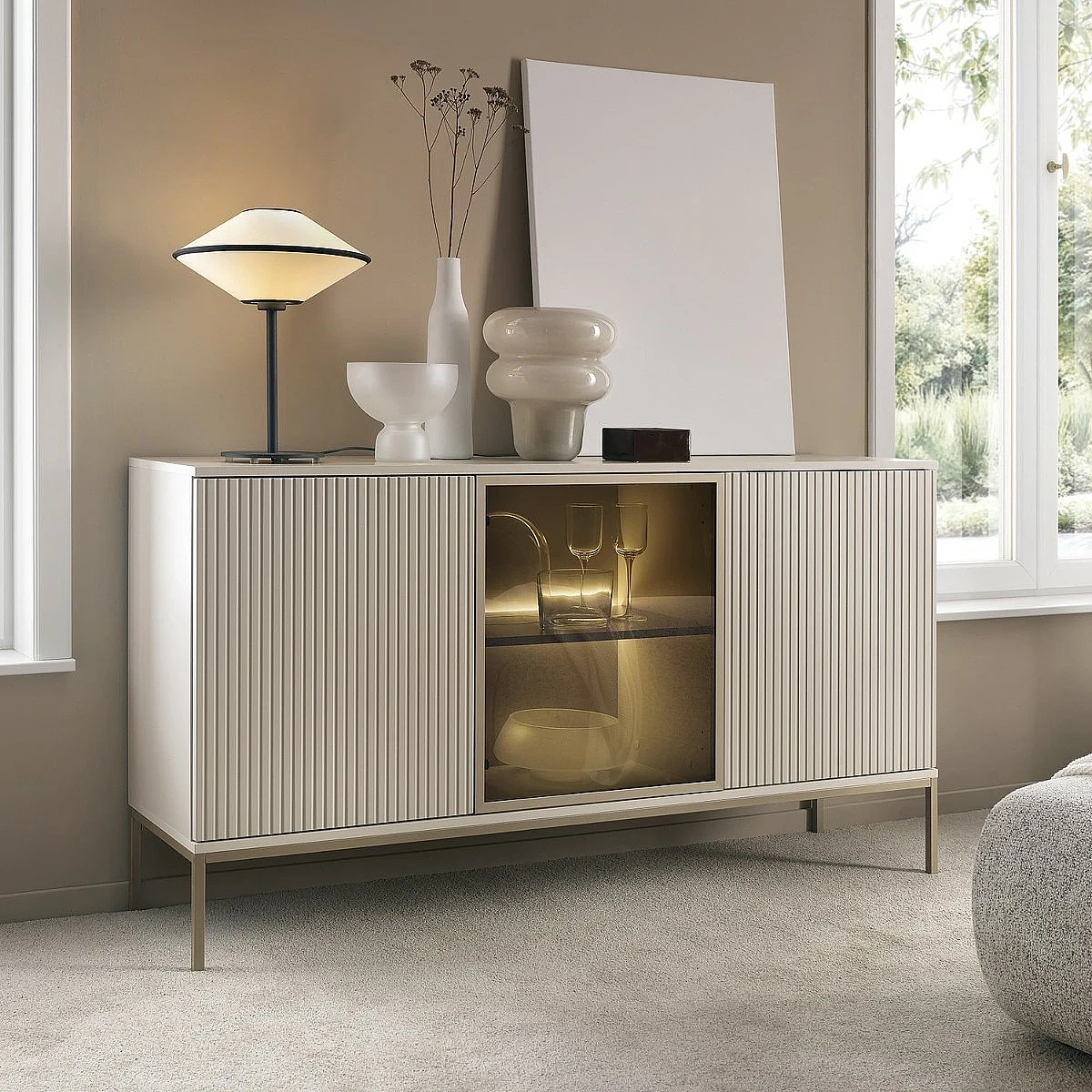 Aparador 3/P Sensse con led