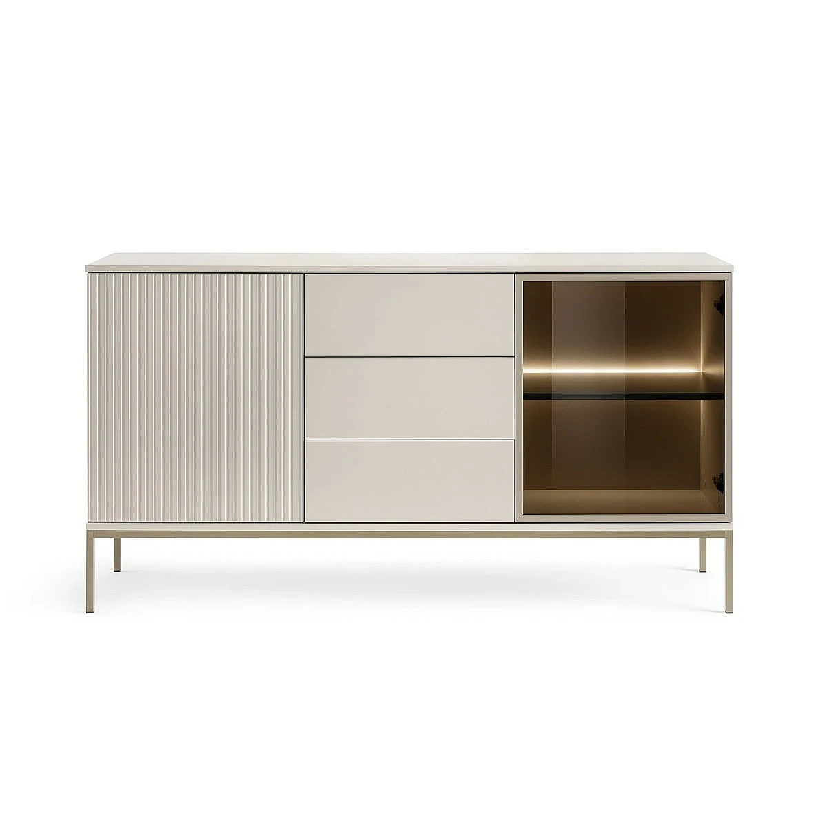 Aparador 2/P + 3 /C Sensse con led