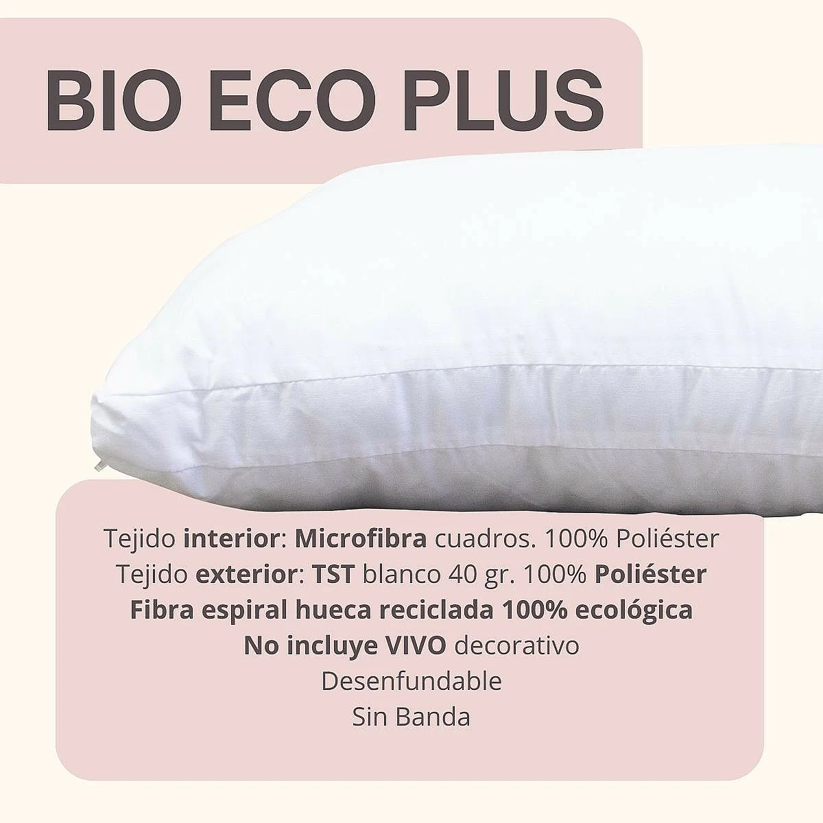 Almohada Bio-Eco Plus