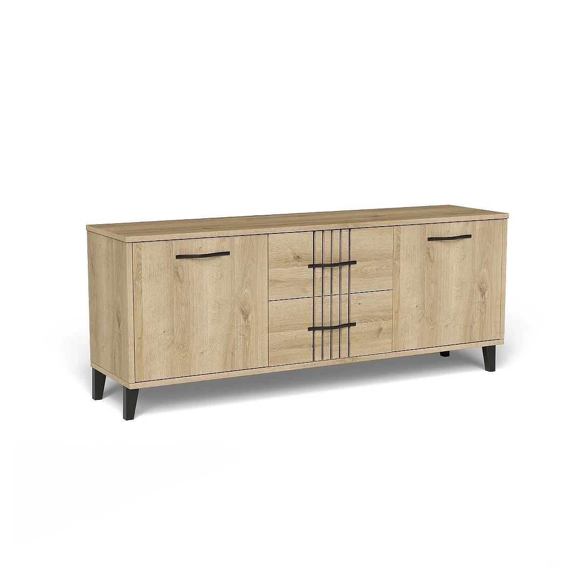 Mueble televisión Mod.DAKOTA  2 Puertas y 2 Cajones 160 cm.