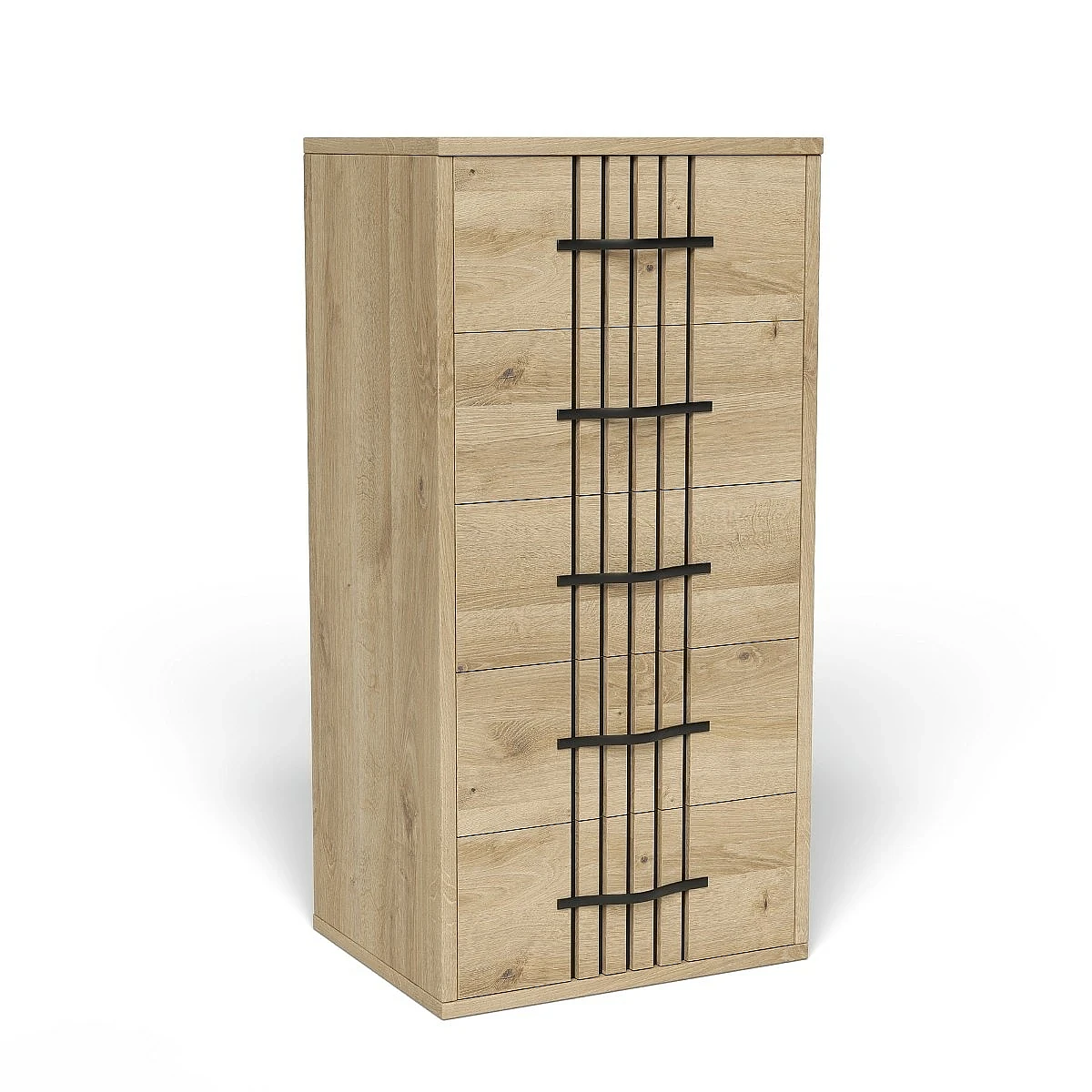 Conjunto dormitorio Toscana con cabecero, 2 mesitas, sinfonier y espejo