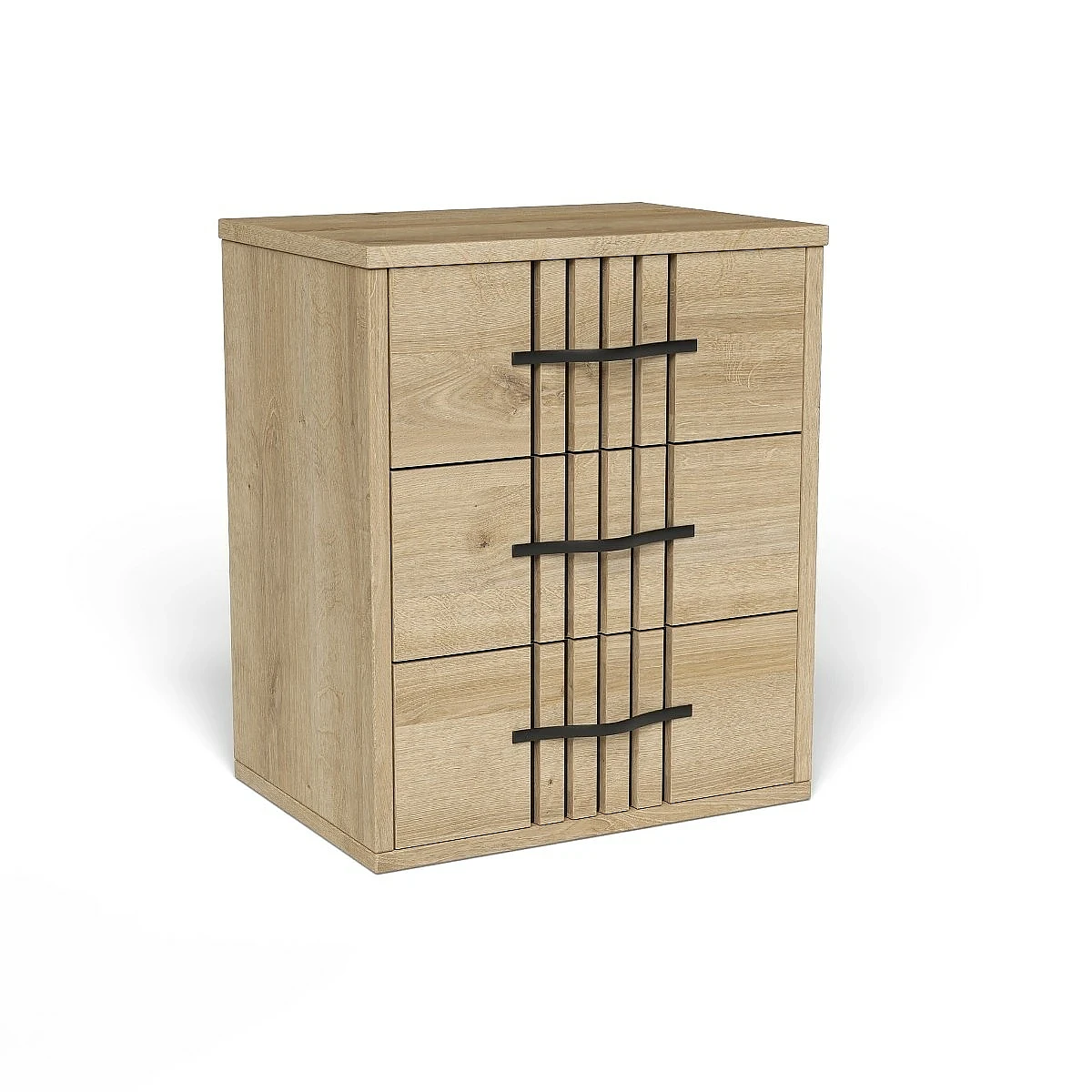 Conjunto dormitorio Toscana con cabecero, 2 mesitas, sinfonier y espejo