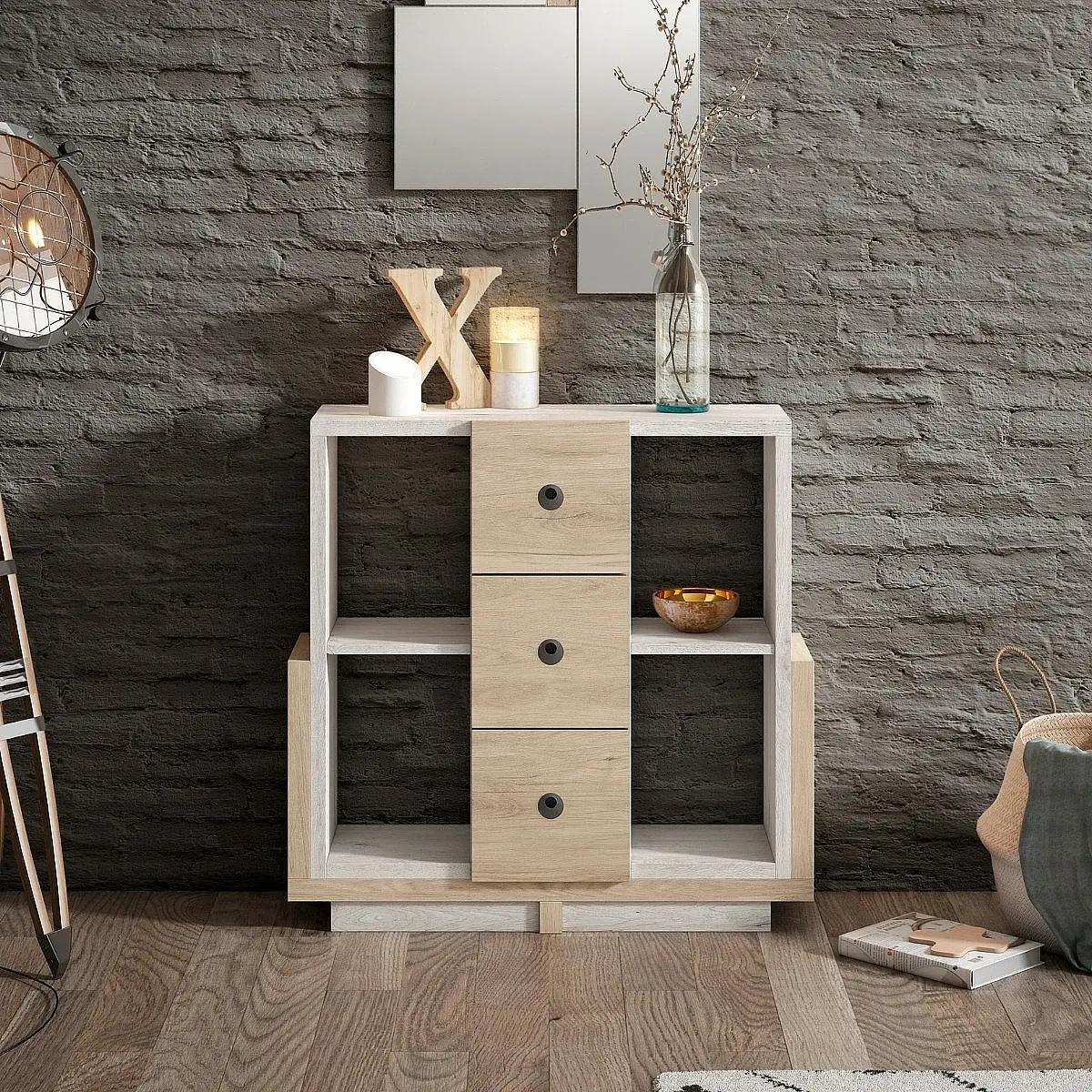 MUEBLE RECIBIDOR 3 CAJONES  VA1012