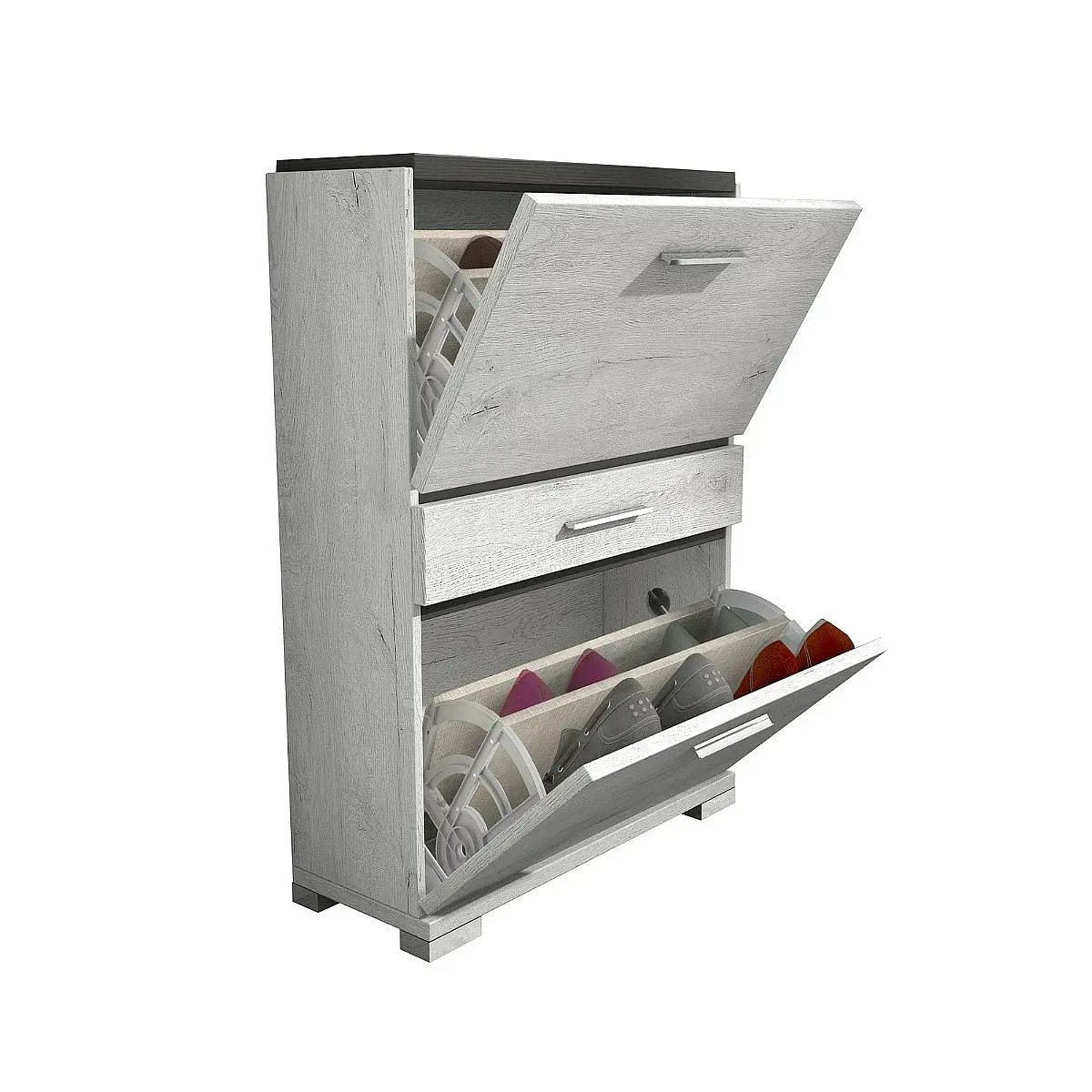 MUEBLE ZAPATERO 2 PTAS. ABATIBLES Y CAJÓN VA4004