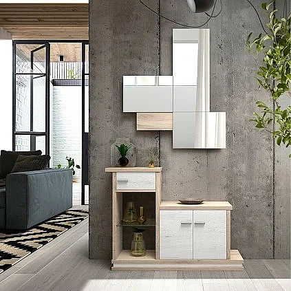 Conjunto recibidor y espejo 109