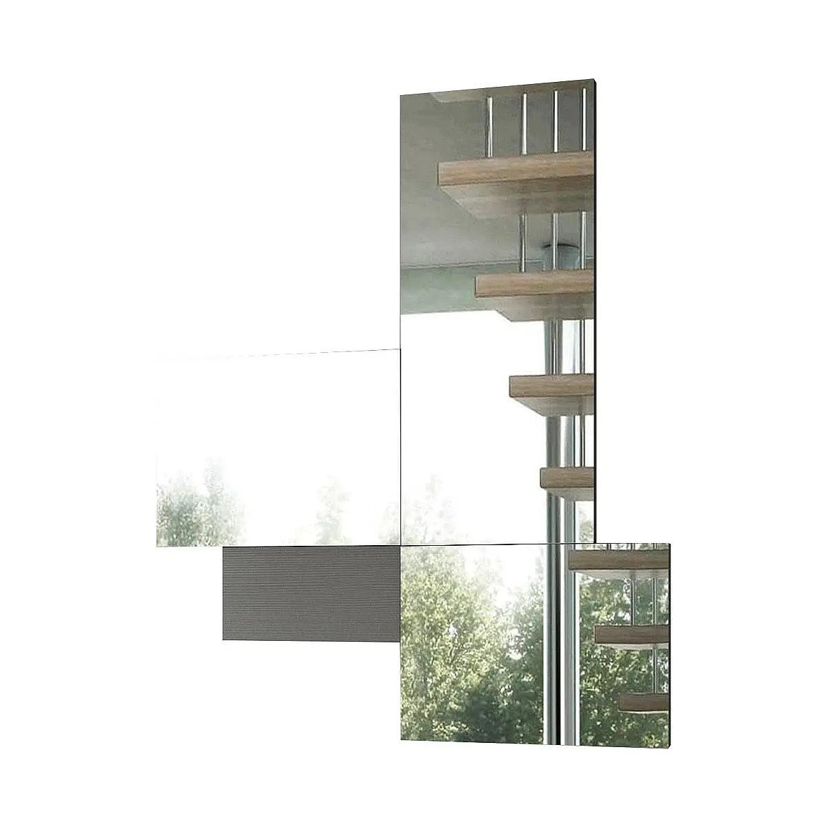 Conjunto recibidor y espejo 123