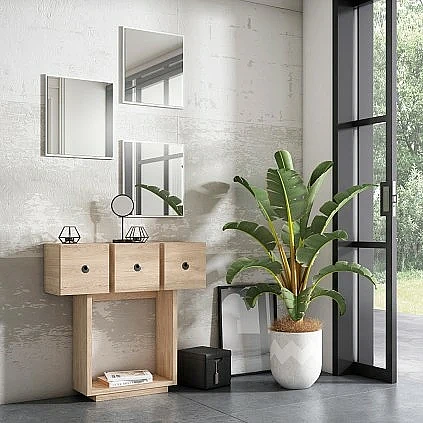 Conjunto recibidor  y espejo 126