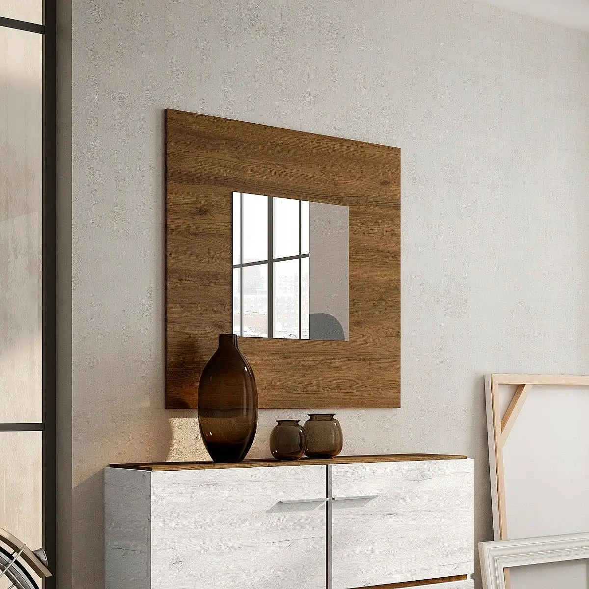 Conjunto recibidor y espejo 141