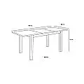 Mesa comedor Extensible 140-190 Mod.17