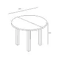 Mesa comedor 223 extensible