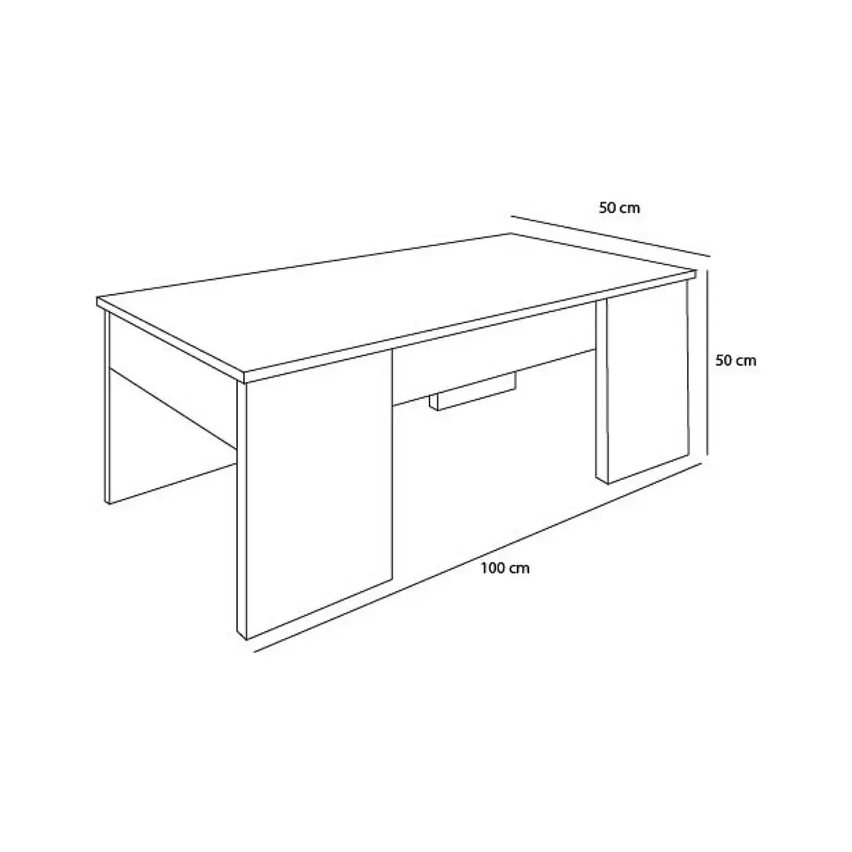 Mesa centro elevable 1049