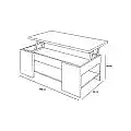 Mesa centro elevable 103