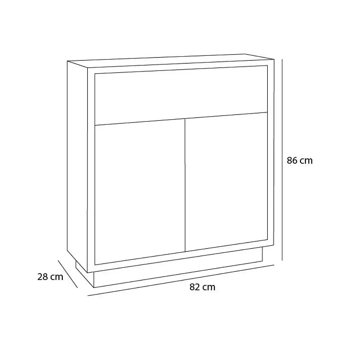 Recibidor Mod.105 86 cm.
