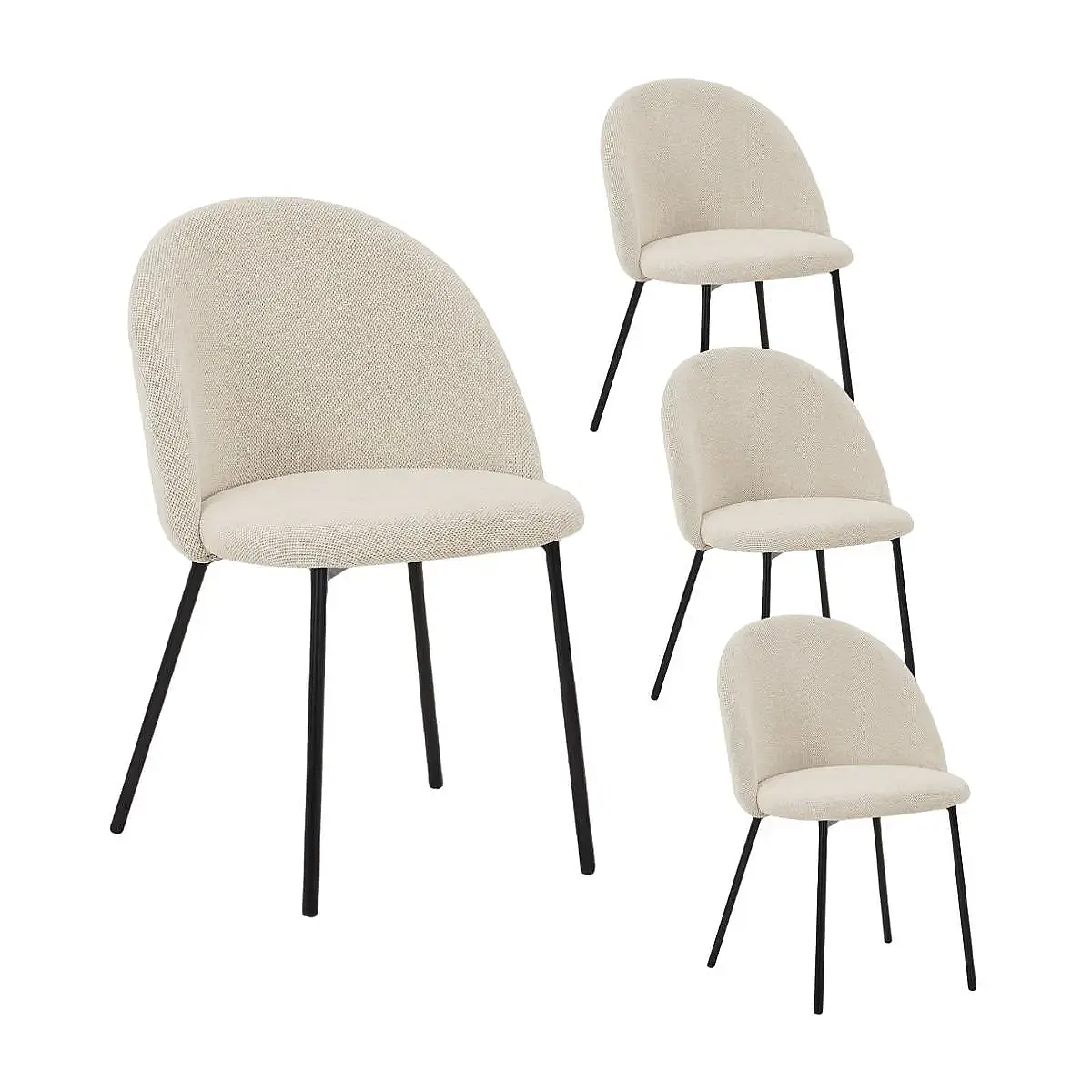 Pack 4 sillas Kristina