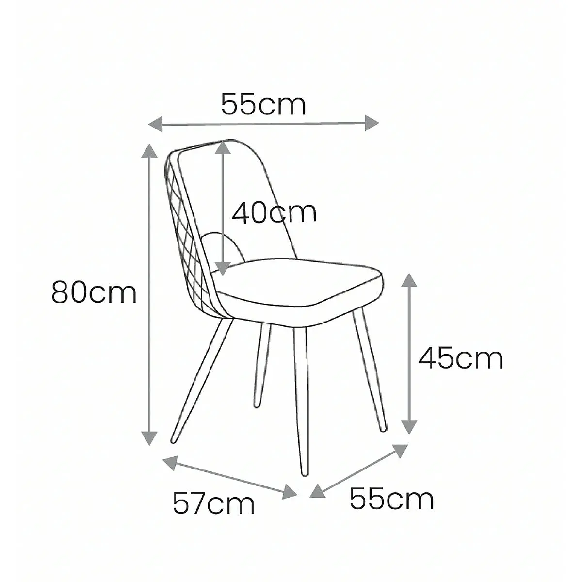 Pack 4 sillas Fusion