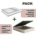 Pack canape madera + colchón Master