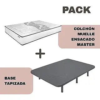 Pack base tapizada + colchón Master