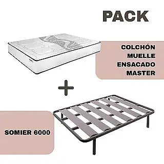 Pack somier 6000 + colchon Master