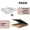 Pack canapé madera Paris + colchón Master