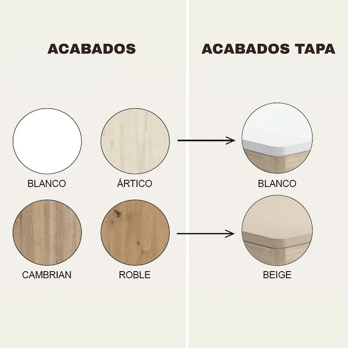 Pack canapé madera Paris + colchón Explendor